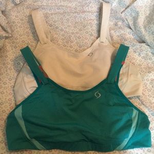 Jubralee sports bras. Very supportive.